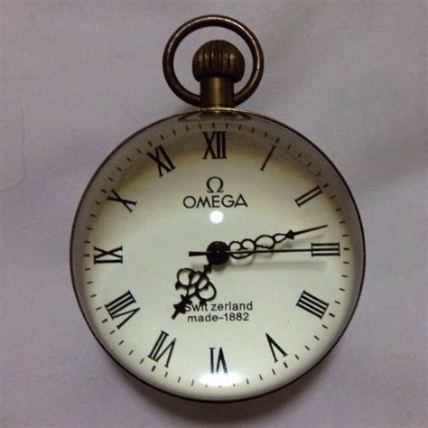 omega swiss crystal ball pocket watch 1882